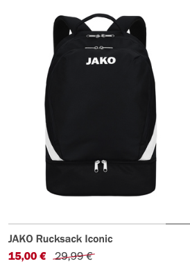 JAKO Rucksack Iconic