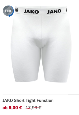 JAKO Short Tight Function